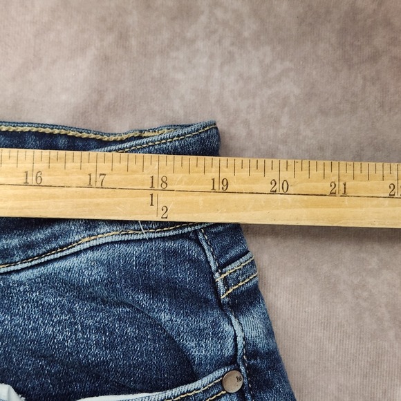 JUDY BLUE denim Jeans 90's Straight Fit medium wash Size 20W stretch 7 pocket - Picture 8 of 12